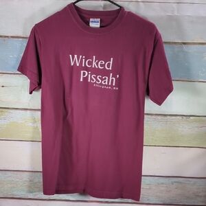 Gildan Maroon Graphic T-Shirt